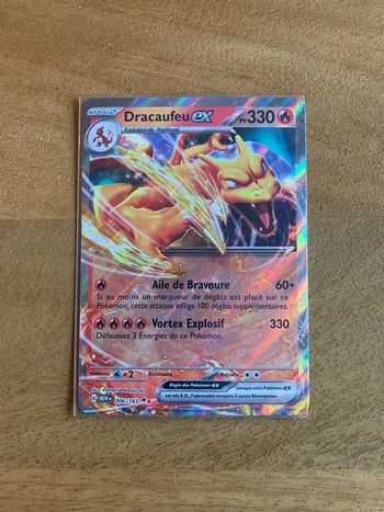Carte Pokemon Dracaufeu EX 006/165