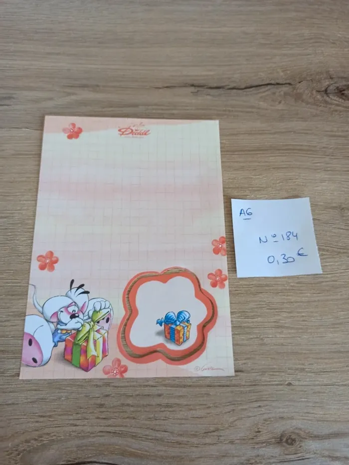 Feuille Diddl A6 184 0,30€