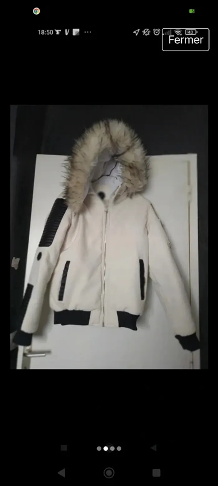 Veste blanche project taille 40 - photo numéro 2