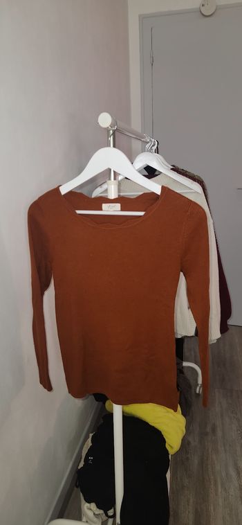 T-shirt manches longue côtelé