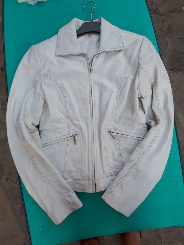 veste en cuir véritable 36 PROMOD