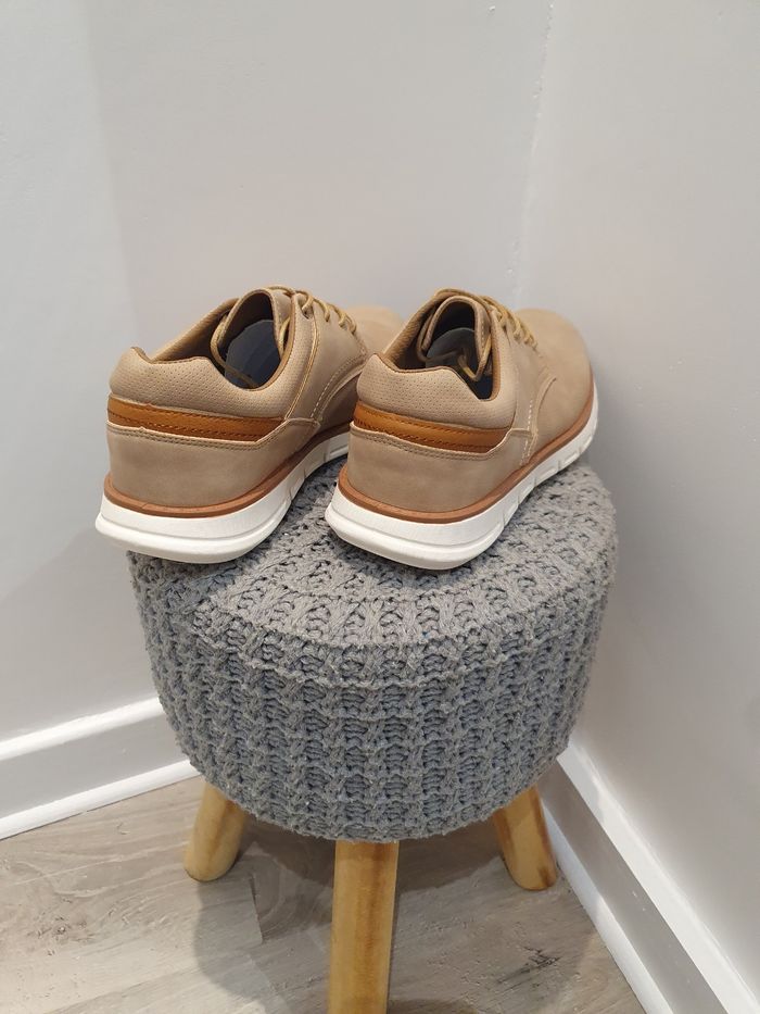 Chaussures baskets habillées Rome beige Pointure 43 - photo numéro 2