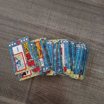 Lot cartes vintage dragon ball z