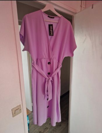 Robe violet/rose
