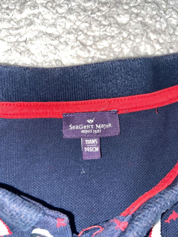 Polo Sergent Major 11 ans motif requins - photo numéro 3