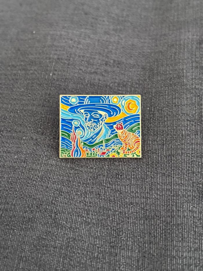 Tableau pin’s art chat collection vintage cadeau femme