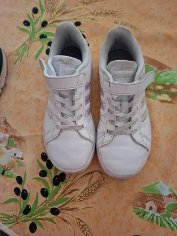 Tennis blanche fille 31