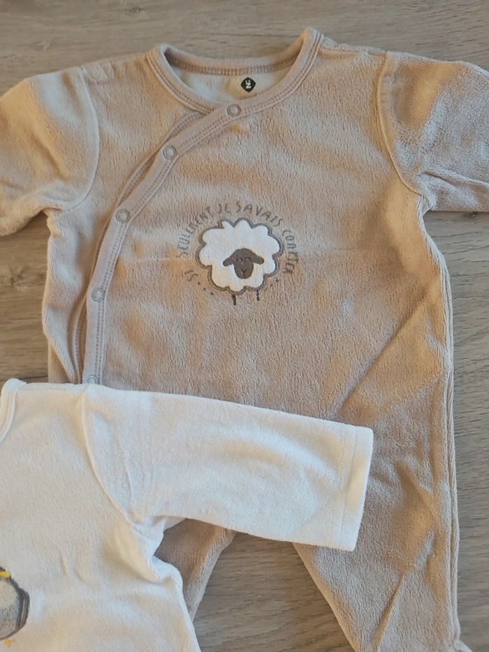 Lot pyjamas garçon 1 mois - photo numéro 4