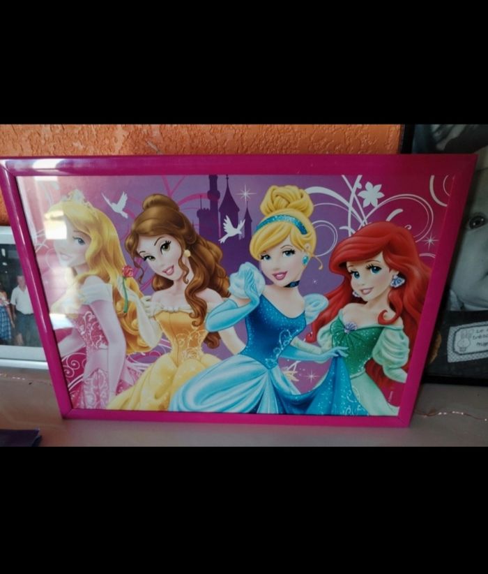 Cadre "Princesses Disney" 30x21,50cm neuf