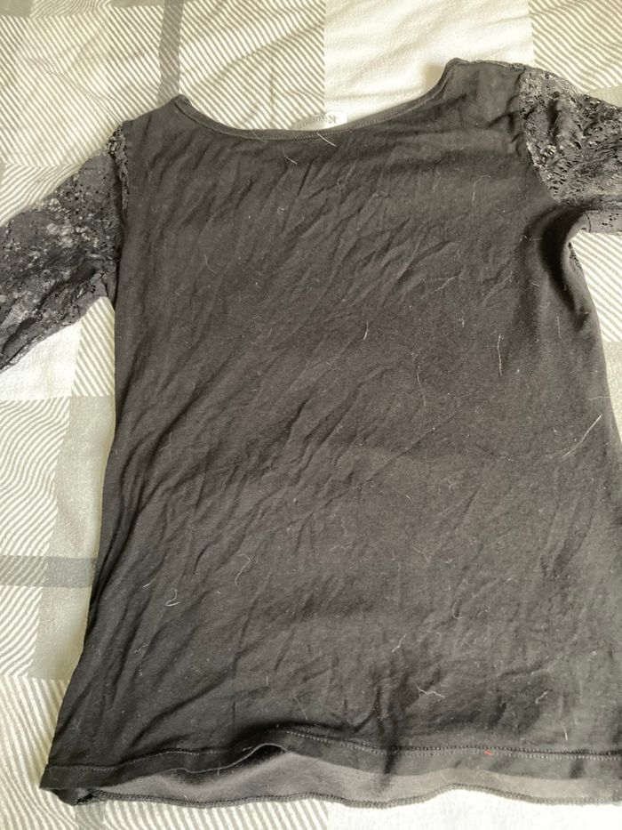 Blouse  manches 3/4  à dentelles - photo numéro 5