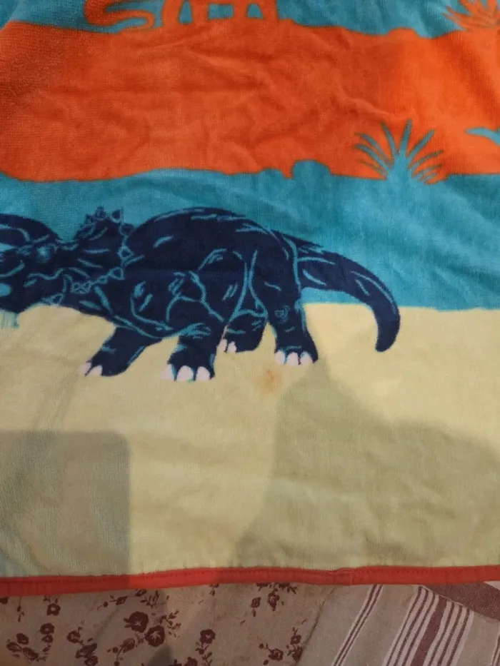 Poncho de bain dinausore sergent major pour enfant 2-5 ans - photo numéro 8