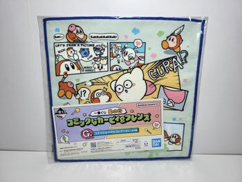 Towel Serviette Kirby Stars Comic & Friends Ichiban Kuji G 25X25 Cm