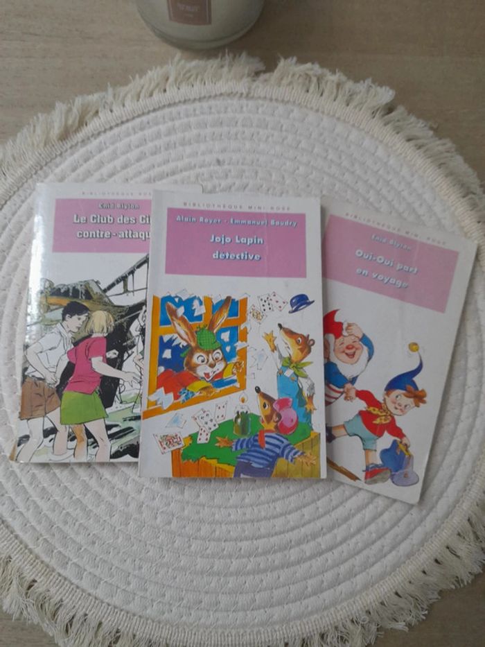 Lot livres Bibliothèque Rose