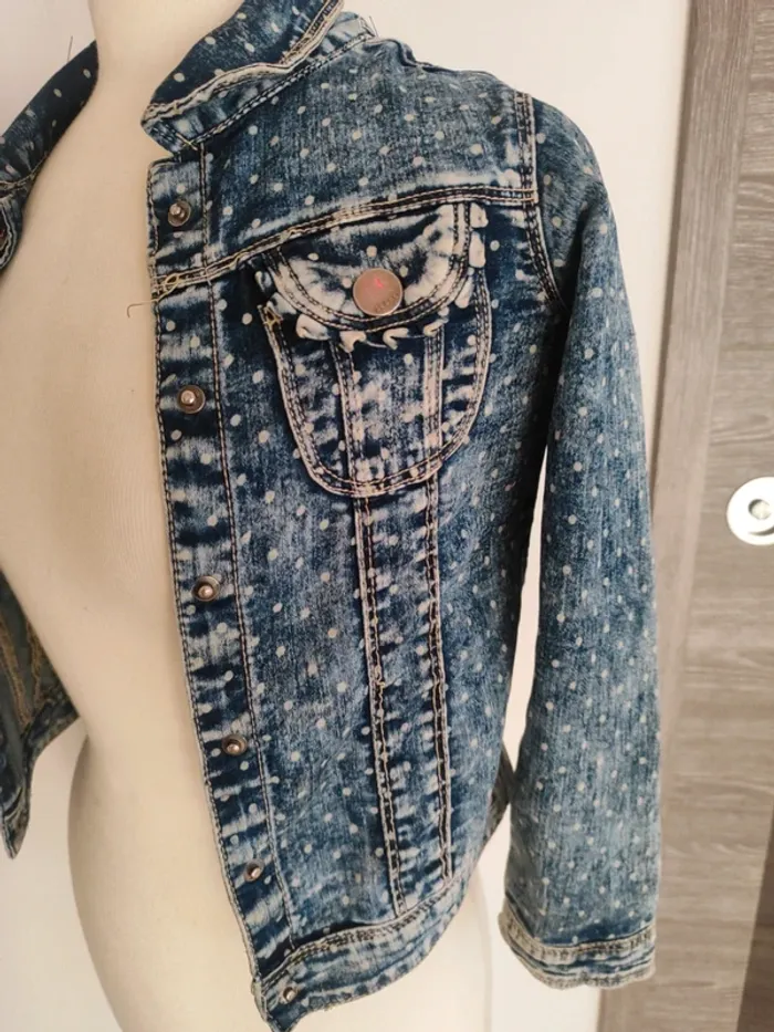 Veste en jean filles 8 ans Orchestra - photo numéro 2