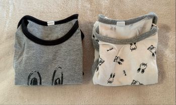 Lot de 2 body sans manche