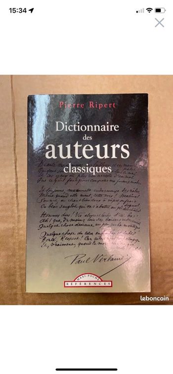 Dictionnaire des auteurs classiques