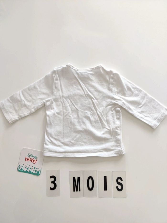 Tee-shirt manches longues Winnie the Pooh bébé - 3 mois - photo numéro 3