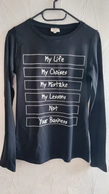 T-shirt à manches longues Taille S