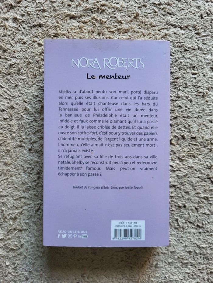 Livre Le Menteur de Nora Roberts - photo numéro 2