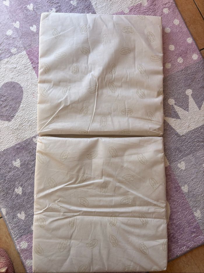Matelas lit parapluie + drap housse - photo numéro 5