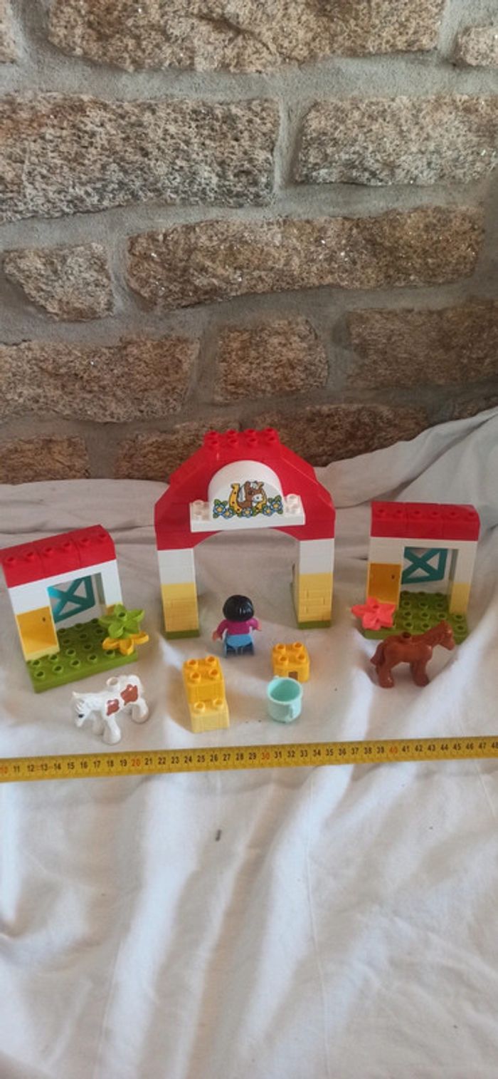 Écurie lego duplo avec chevaux - photo numéro 12