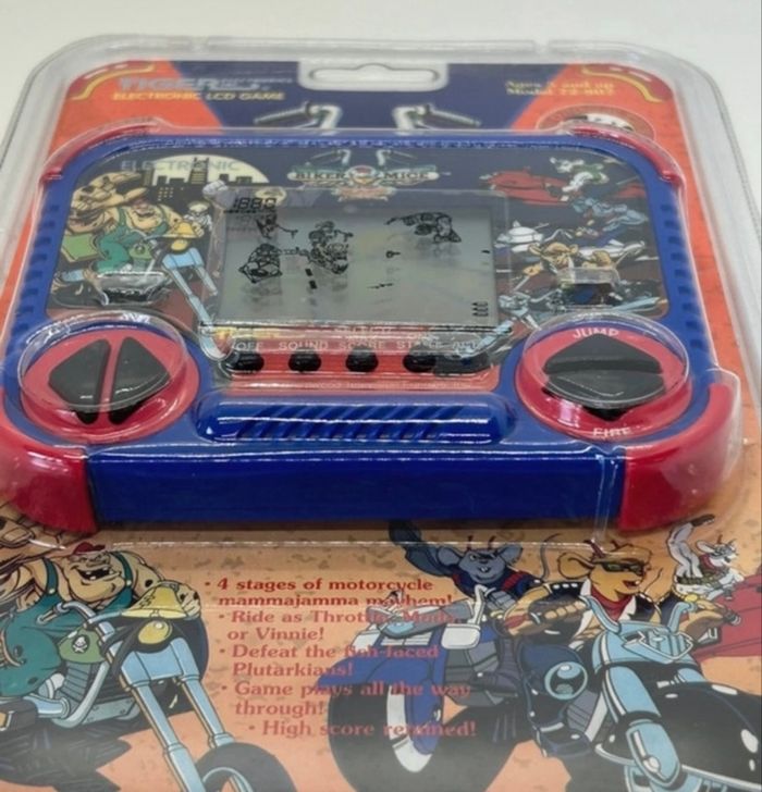 Tiger Electronics " Collector Numéroté " modèle: Biker Mice From Mars 1994 ( Neuf sous Blister) - photo numéro 5