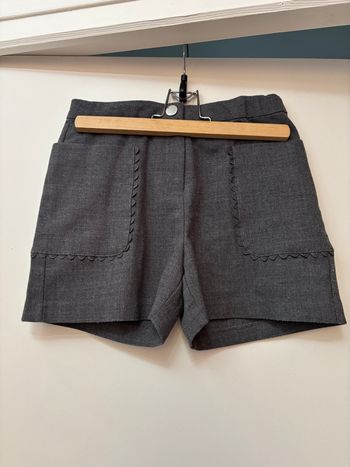 Short en flanelle grise Jacadi 10 ans