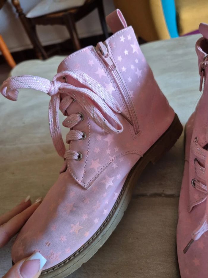 Petite bottines motif etoile - photo numéro 2