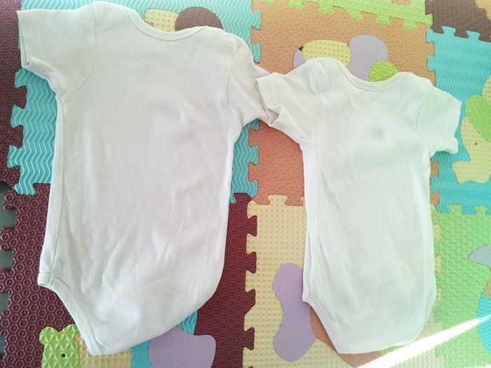 Lot de 2 bodies manches courtes en 18 mois - photo numéro 5