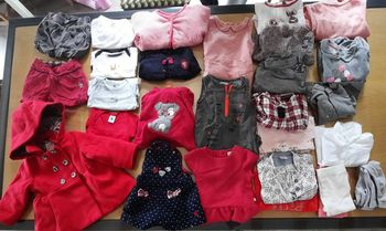Lot vêtements fille, 6 mois, 28 pièces, descriptif complet photo n  5