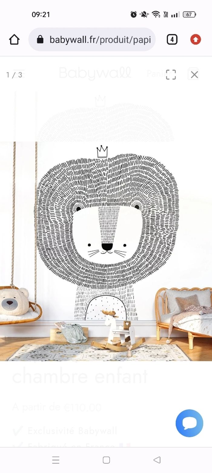 Papier peint Lion - photo numéro 3