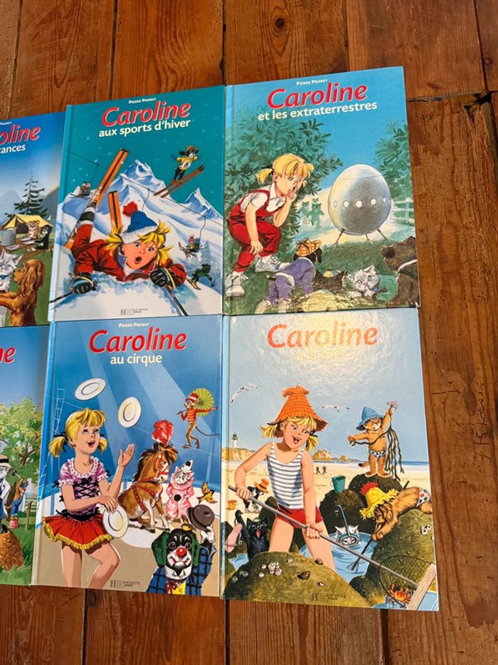 Série jaune - Lot de 6 histoires Caroline livres bd albums Pierre Probst Hachette - photo numéro 2