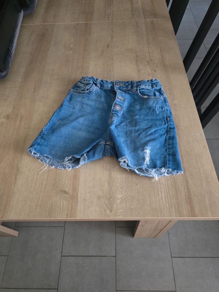 Short en jeans