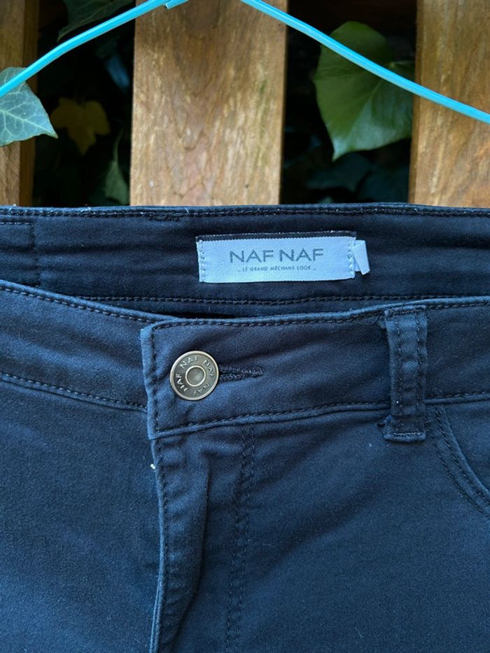 Jean slim noir legging naf naf pep40 - femme taille 40 - photo numéro 4