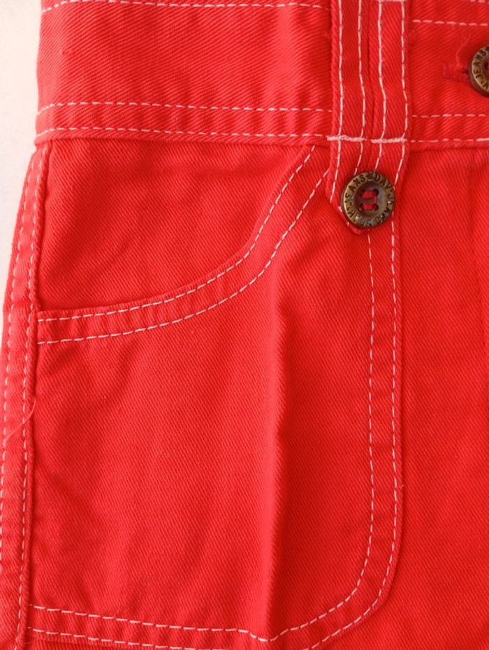 DAV Jeans - short rouge taille 8 ans - photo numéro 6