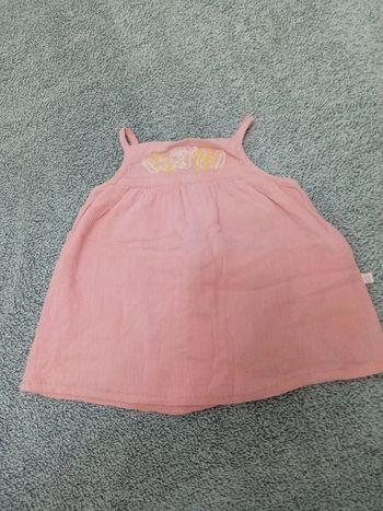 Robe 1 mois rose clair