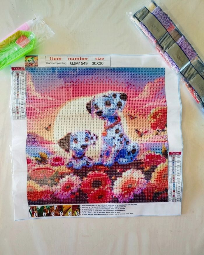 Diamond painting 101 dalmatiens #A010 - photo numéro 2