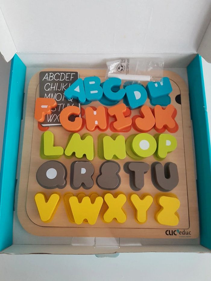 Alphabeti'color, alphabet en bois Clic'educ - photo numéro 17