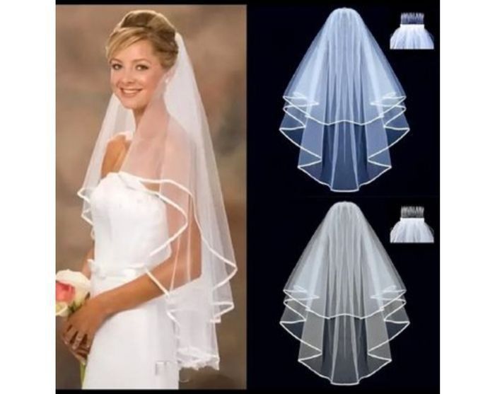 Voile mariée blanc ou beige  déguisement Neuf