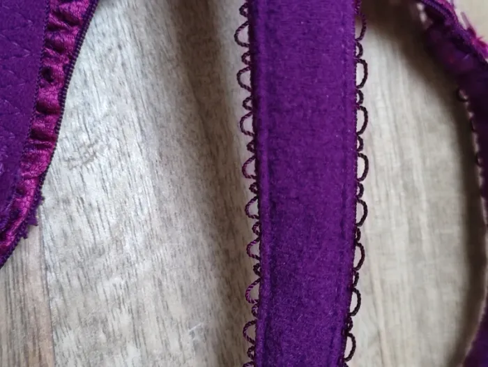 👄 framboise raisin 🍇 soutien gorge satin et dentelle neuf - photo numéro 6