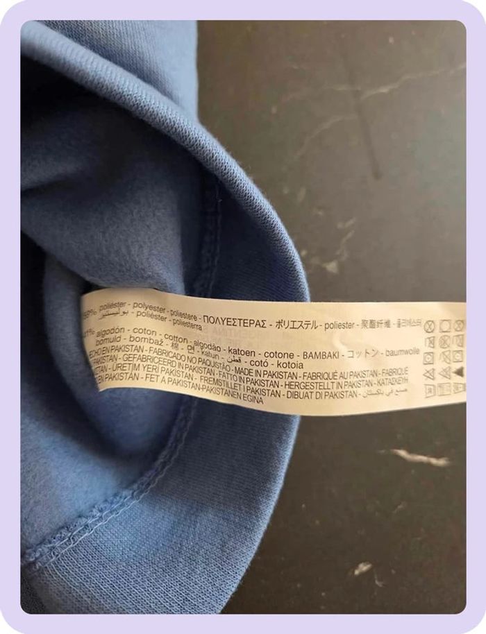 pull court sans manchesZara bleu taille L - photo numéro 5