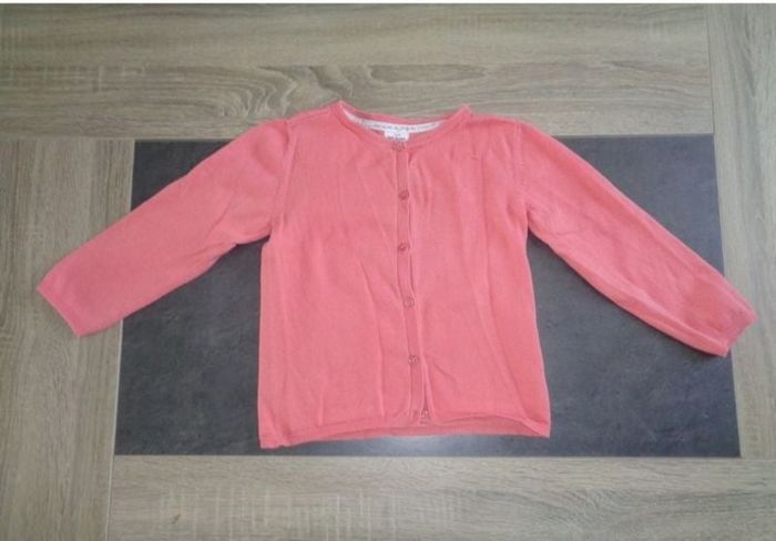 Gilet tape a l'oeil fille 4 ans