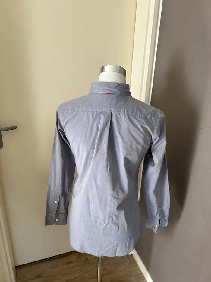 Inès de la Fressange by Uniqlo, chemise bleue femme, taille 38/M - photo numéro 3