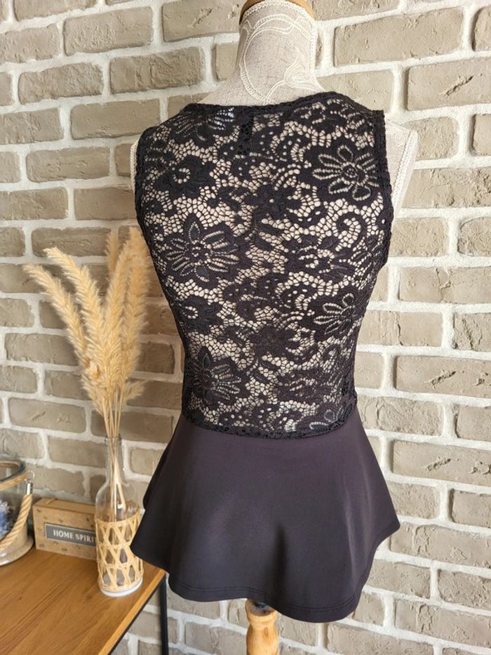 Top noir dos en dentelle H&M - Tendance et élégant - photo numéro 9
