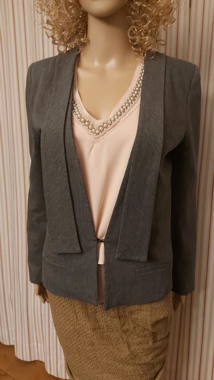 Blazer gris Eva Herzigova collection fr 36 - photo numéro 4