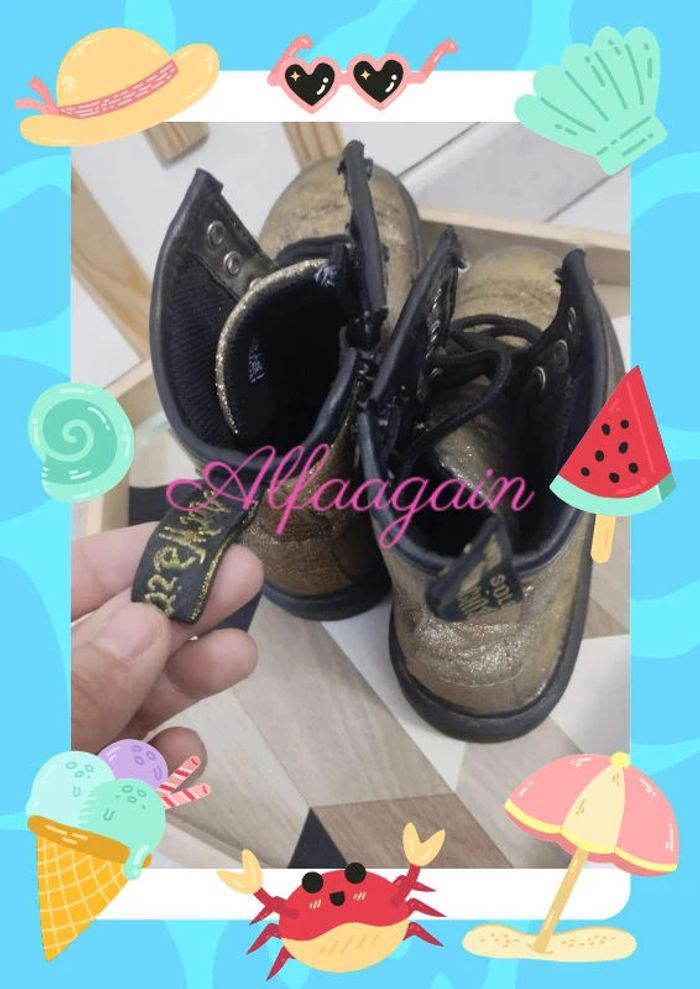 Bottines dorées dr Martens 30 - photo numéro 6