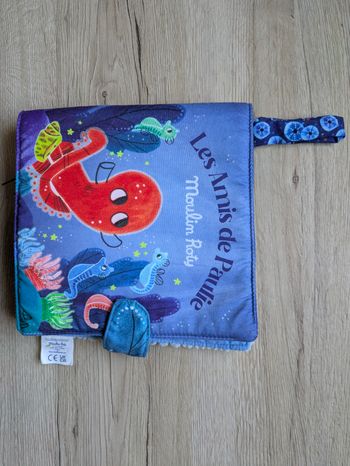 Livre tissu d'activités Moulin Roty 