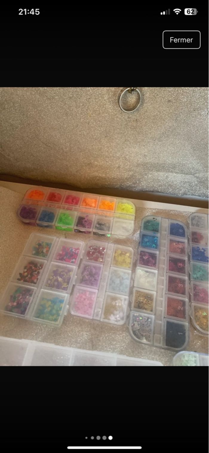 Lot pailette et strass - photo numéro 5