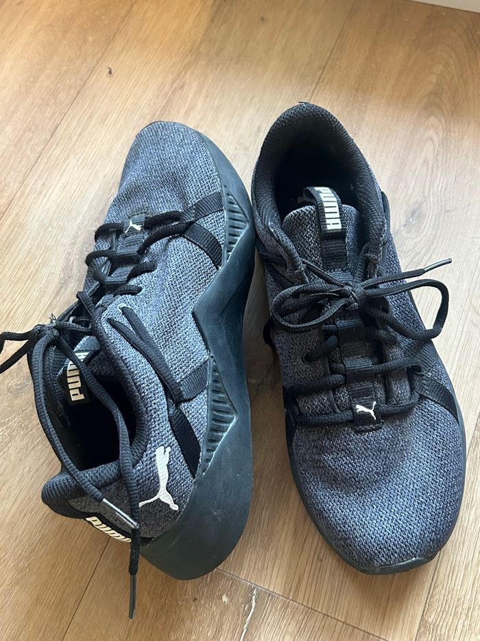Baskets puma gris/noir - photo numéro 3
