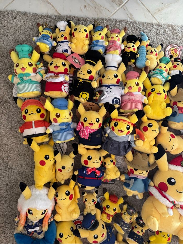Peluche Pikachu rare Officiel Japon - photo numéro 3
